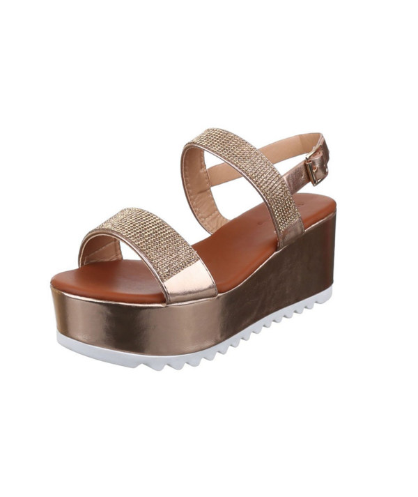 Dámské sandály bronz  - 1425